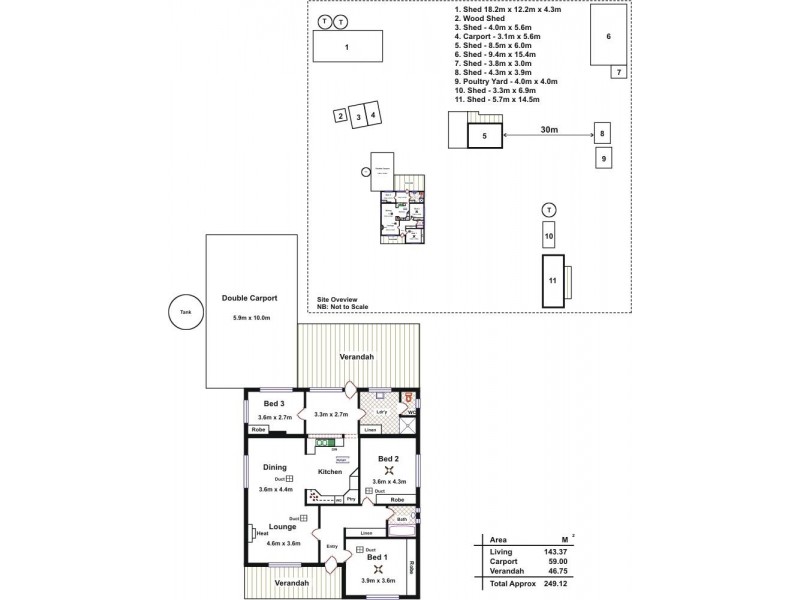 281 Hillier Road, Hillier SA 5116 Floorplan