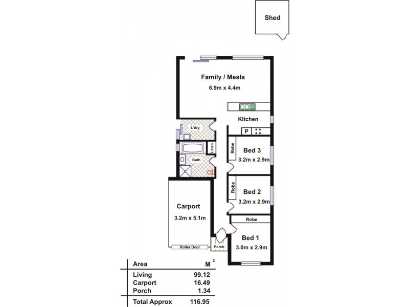 21 Orchard Drive, Evanston SA 5116 Floorplan