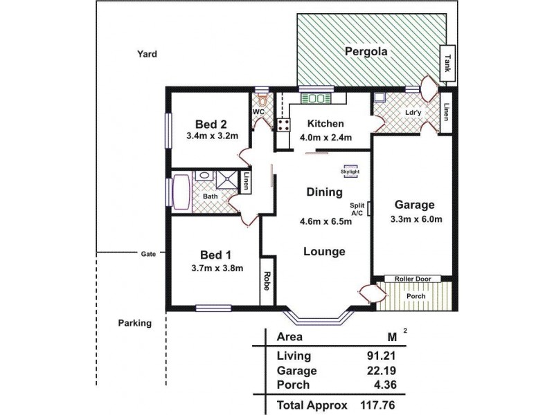 Unit 1/9 Howard Street, Gawler SA 5118 Floorplan