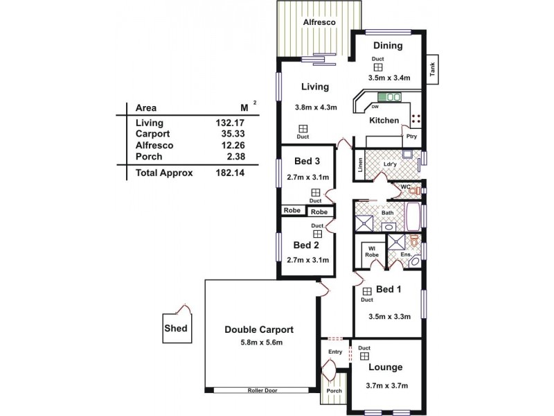 6 Dyson Street, Evanston SA 5116 Floorplan