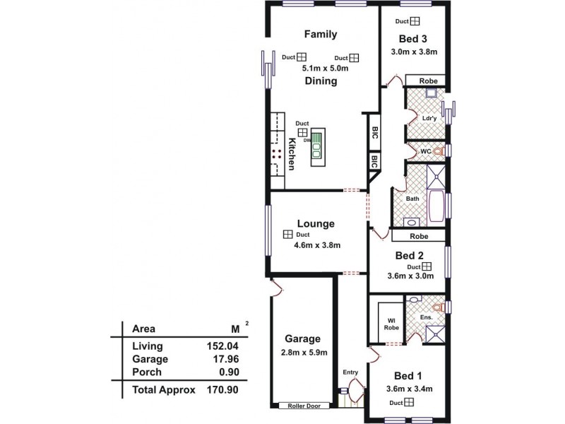 8 Albert Court, Andrews Farm SA 5114 Floorplan