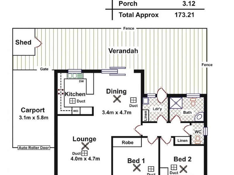 2/41 Redbanks Road, Willaston SA 5118 Floorplan