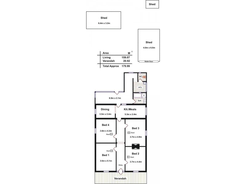 13 Main North Road, Willaston SA 5118 Floorplan
