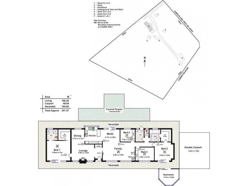 340 Gawler One Tree Hill Road, Evanston Park SA 5116 Floorplan