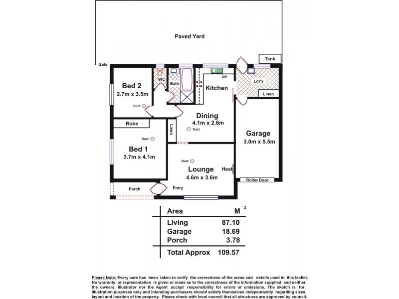 3 Meaney Drive, Freeling SA 5372 Floorplan