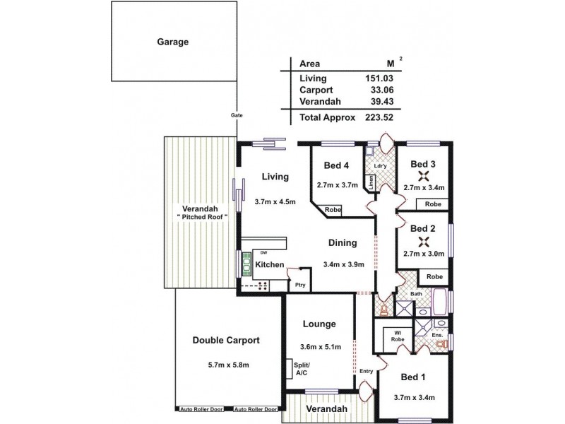 9 Witt Way, Evanston Park SA 5116 Floorplan