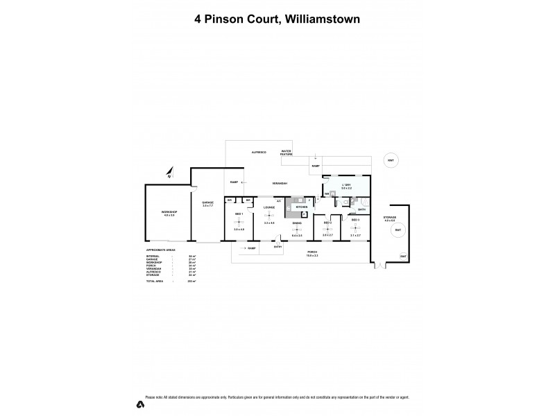 4 Pinson Court, Williamstown SA 5351 Floorplan
