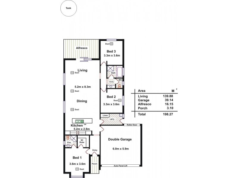 526B Main North Road, Evanston Park SA 5116 Floorplan