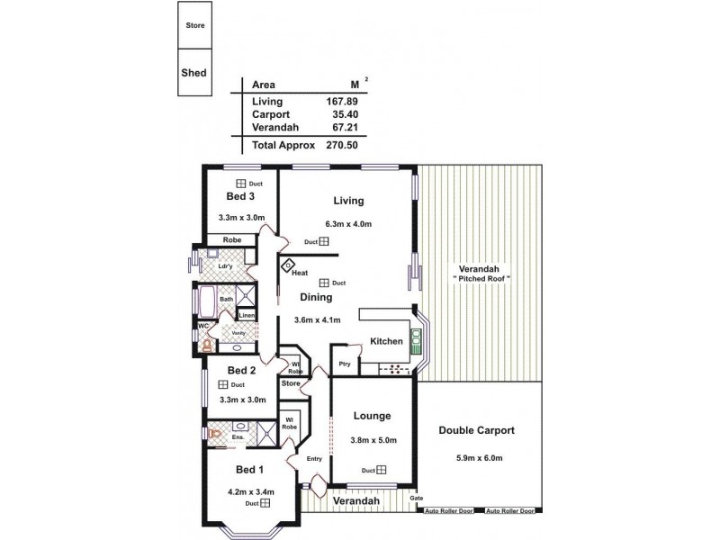 12 Gangell Court, Williamstown SA 5351 Floorplan