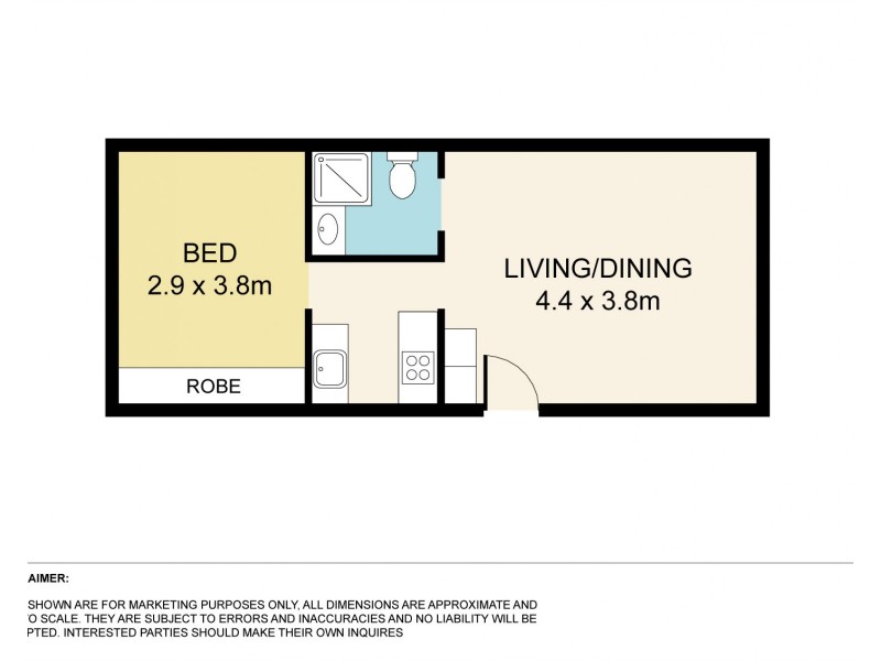 2/447 Bowen Terrace, New Farm QLD 4005 Floorplan