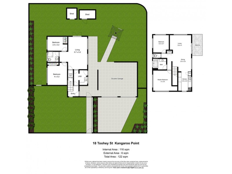 18 Toohey Street, Kangaroo Point QLD 4169 Floorplan