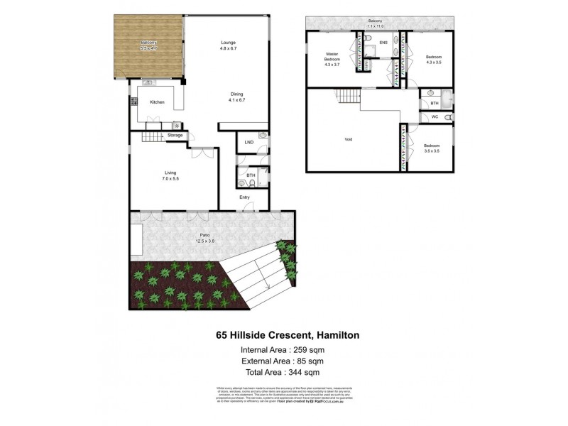 65 Hillside Crescent, Hamilton QLD 4007 Floorplan
