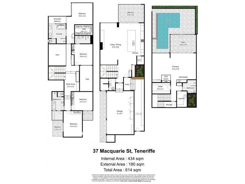 37 Macquarie Street, Teneriffe QLD 4005 Floorplan