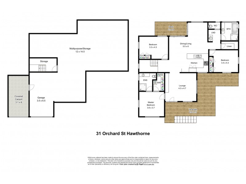 31 Orchard Street, Hawthorne QLD 4171 Floorplan