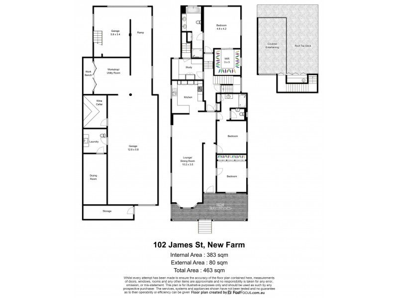 102 James Street, New Farm QLD 4005 Floorplan