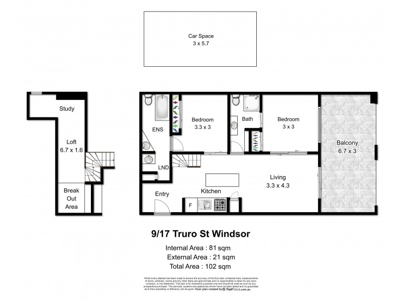 9/17 Truro Street, Windsor QLD 4030 Floorplan