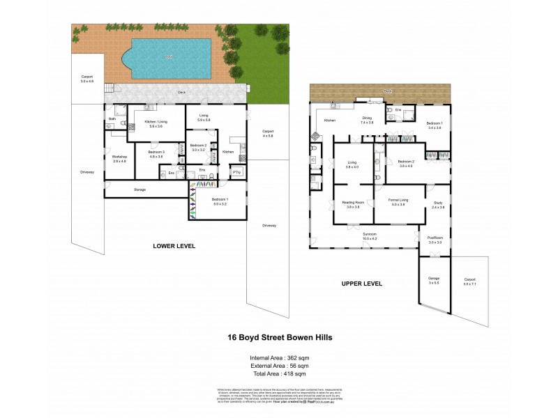 16 Boyd Street, Bowen Hills QLD 4006 Floorplan