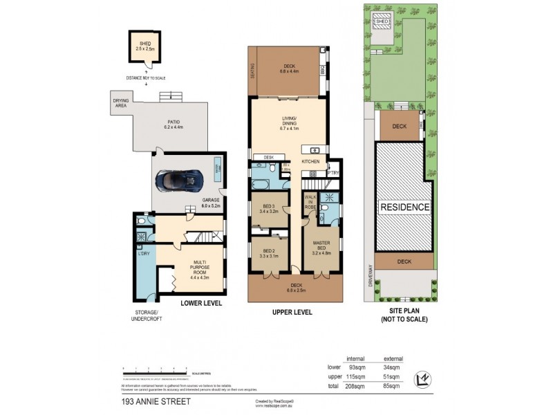 193 Annie Street, New Farm QLD 4005 Floorplan