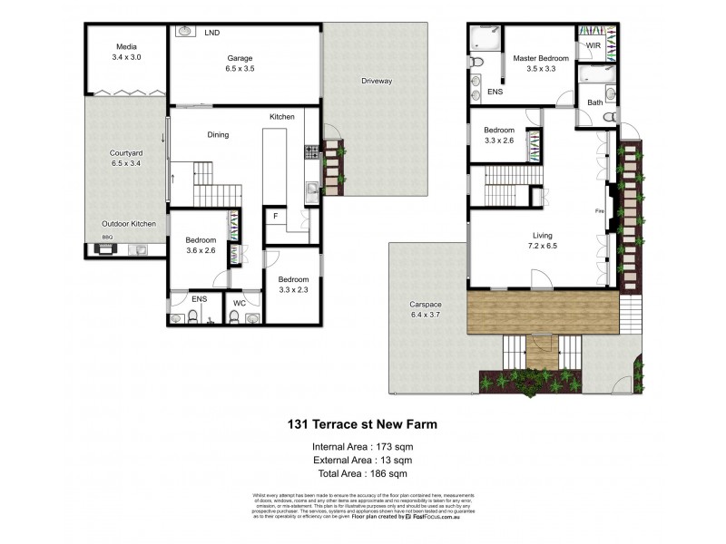 131 Terrace Street, New Farm QLD 4005 Floorplan