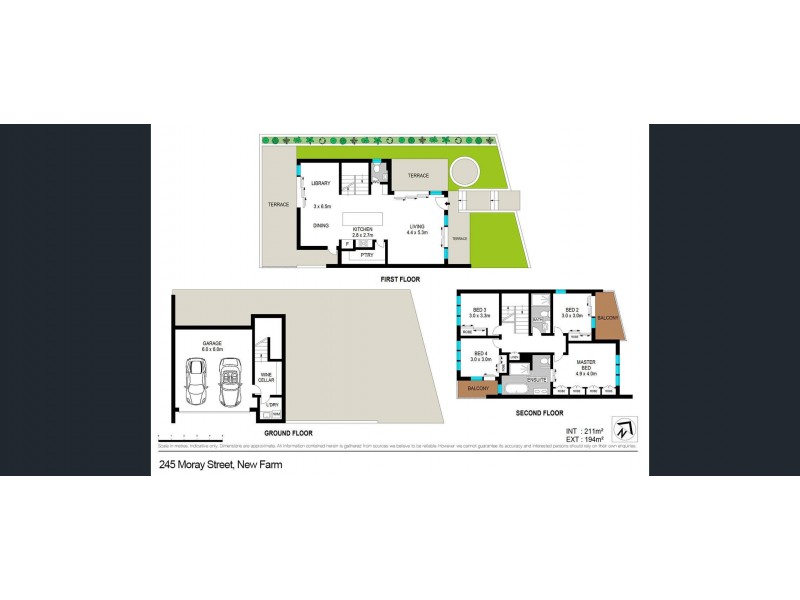 245 Moray Street, New Farm QLD 4005 Floorplan