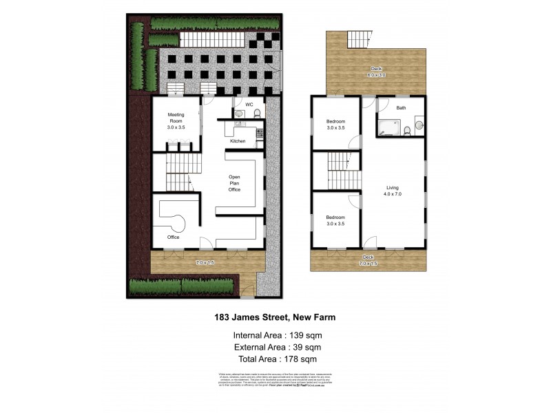 183 James Street, New Farm QLD 4005 Floorplan