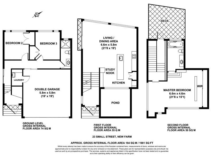 23 Small Street, Teneriffe QLD 4005 Floorplan