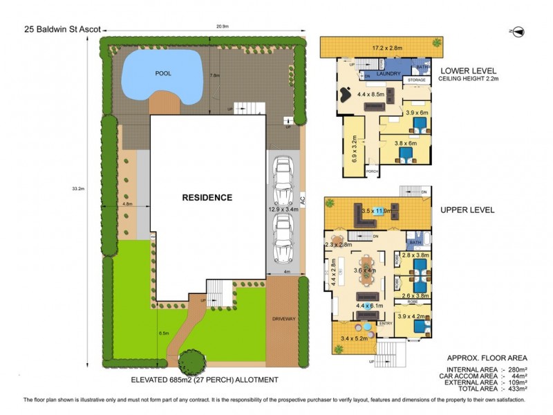 25 Baldwin Street, Ascot QLD 4007 Floorplan