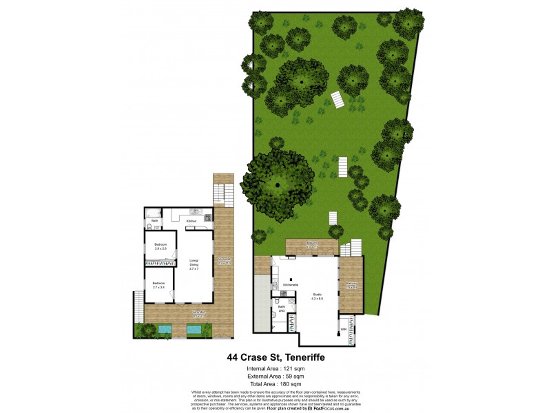 44 Crase Street, Teneriffe QLD 4005 Floorplan