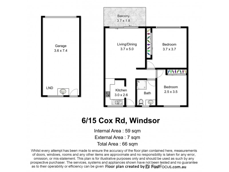 6/15 Cox Road, Windsor QLD 4030 Floorplan