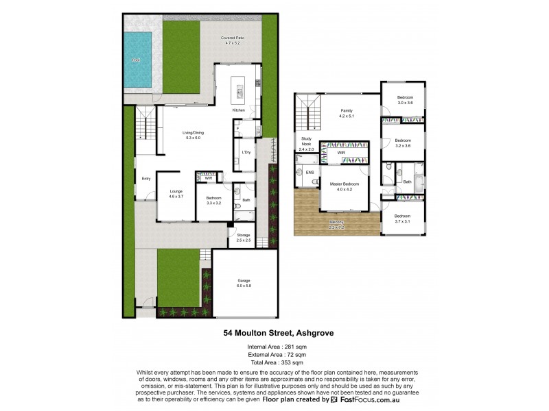 54 Moulton Street, Ashgrove QLD 4060 Floorplan