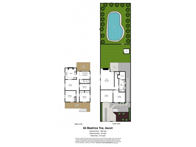 84 Beatrice Terrace, Ascot QLD 4007 Floorplan