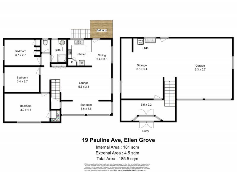 19 Pauline Avenue, Ellen Grove QLD 4078 Floorplan