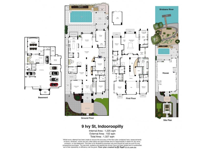 9 Ivy Street, Indooroopilly QLD 4068 Floorplan