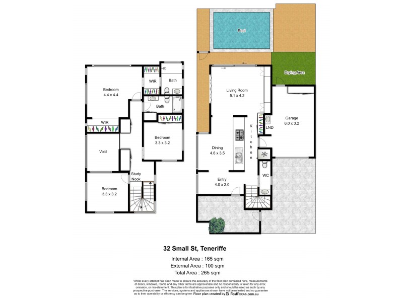32 Small Street, Teneriffe QLD 4005 Floorplan