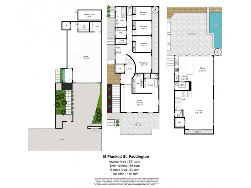 19 Plunkett Street, Paddington QLD 4064 Floorplan