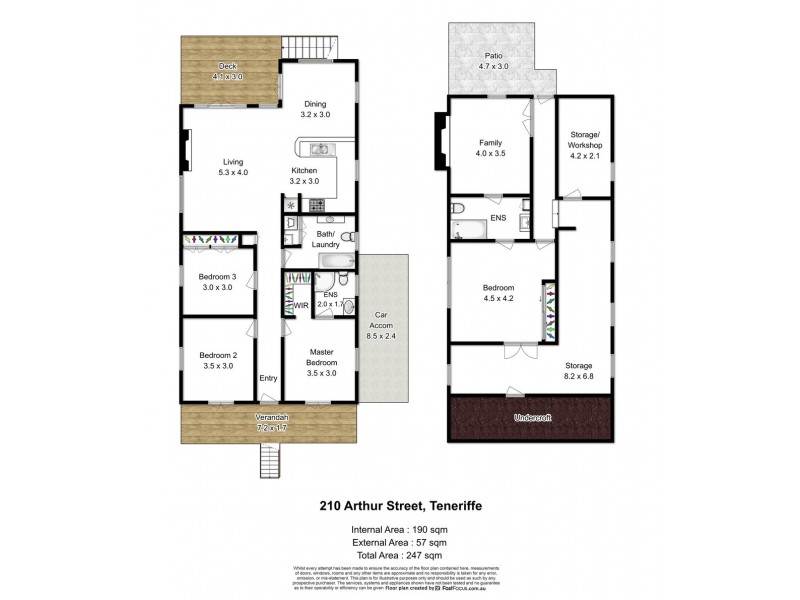 210 Arthur Street, Teneriffe QLD 4005 Floorplan