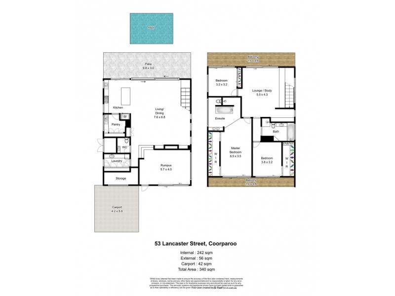 53 Lancaster Street, Coorparoo QLD 4151 Floorplan