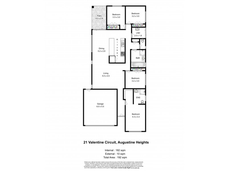 21 Valentine Circuit, Augustine Heights QLD 4300 Floorplan