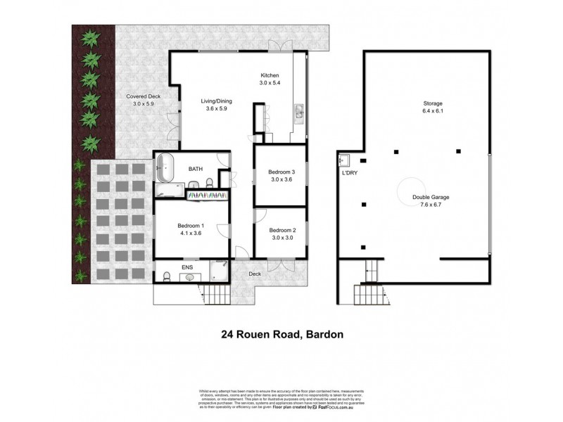 24 Rouen Road, Bardon QLD 4065 Floorplan