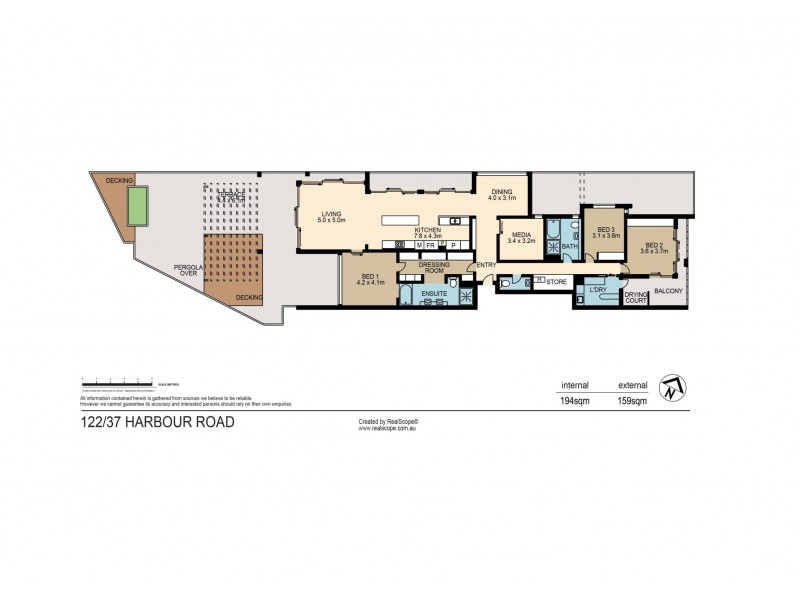 37 Harbour Road, Hamilton QLD 4007 Floorplan