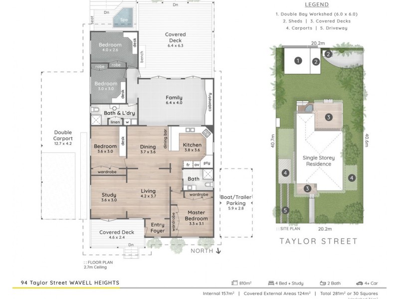 94 Taylor Street, Wavell Heights QLD 4012 Floorplan