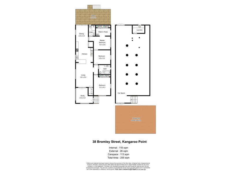 38 Bromley Street, Kangaroo Point QLD 4169 Floorplan