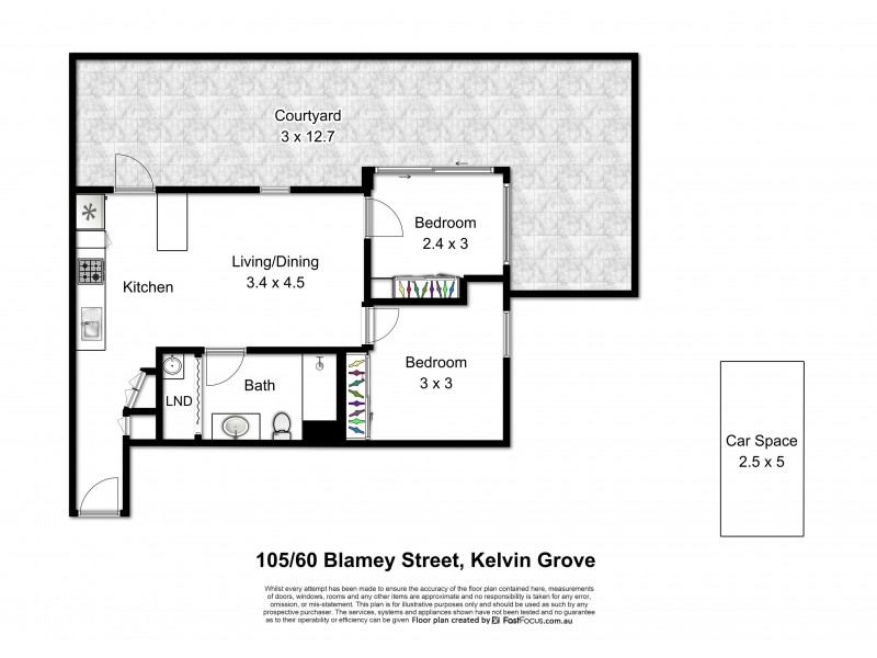 105/60 Blamey Street, Kelvin Grove QLD 4059