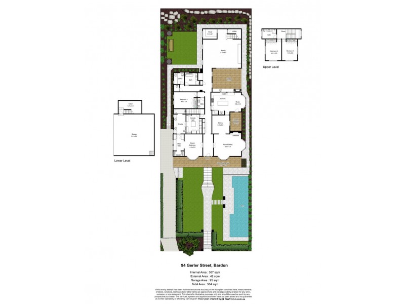 94 Gerler Street, Bardon QLD 4065 Floorplan