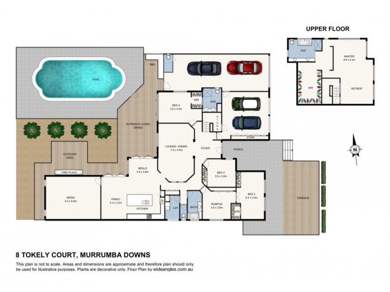 8 Tokely Court, Murrumba Downs QLD 4503 Floorplan