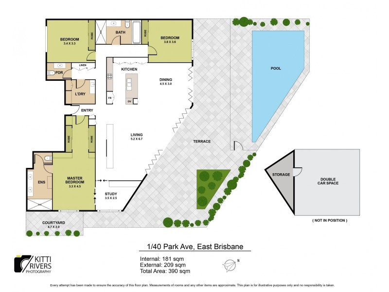 1/40 Park Avenue, East Brisbane QLD 4169 Floorplan
