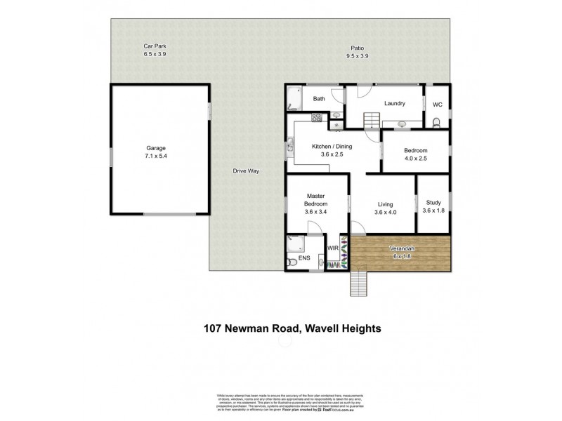 107 Newman Road, Wavell Heights QLD 4012 Floorplan
