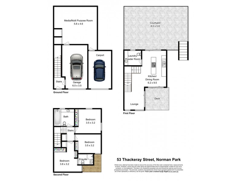 53 Thackeray Street, Norman Park QLD 4170 Floorplan