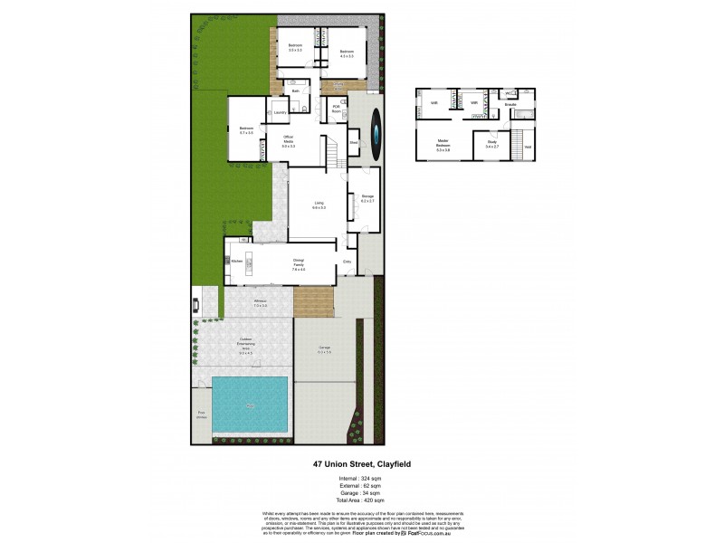 47 Union Street, Clayfield QLD 4011 Floorplan