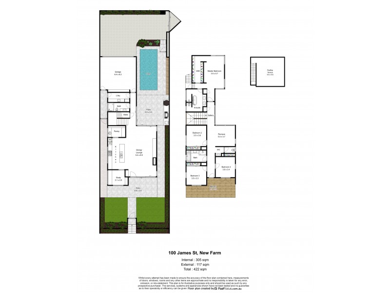 100 James Street, New Farm QLD 4005 Floorplan